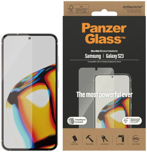 PanzerGlass Ultra-Wide Samsung Galaxy S23 Screen Protector afbeelding 1