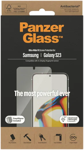 PanzerGlass Ultra-Wide Samsung Galaxy S23 Screen Protector afbeelding 3