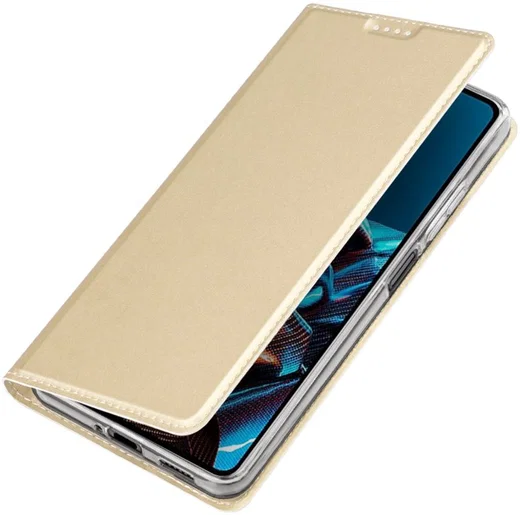 Dux Ducis Skin Pro Xiaomi Redmi Note 12 Pro / Poco X5 Pro Hoesje Goud afbeelding 1