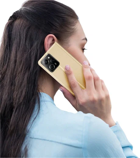 Dux Ducis Skin Pro Xiaomi Redmi Note 12 Pro / Poco X5 Pro Hoesje Goud afbeelding 9