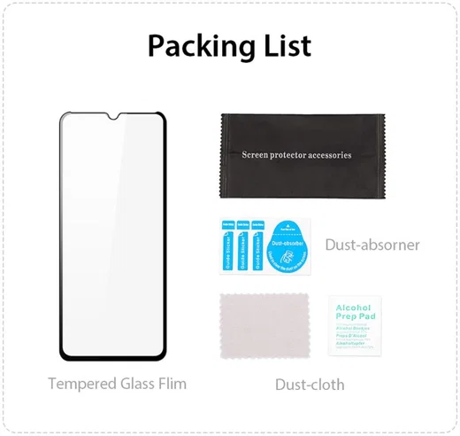 Dux Ducis Samsung Galaxy A14 Screen Protector 9H Tempered Glass afbeelding 7