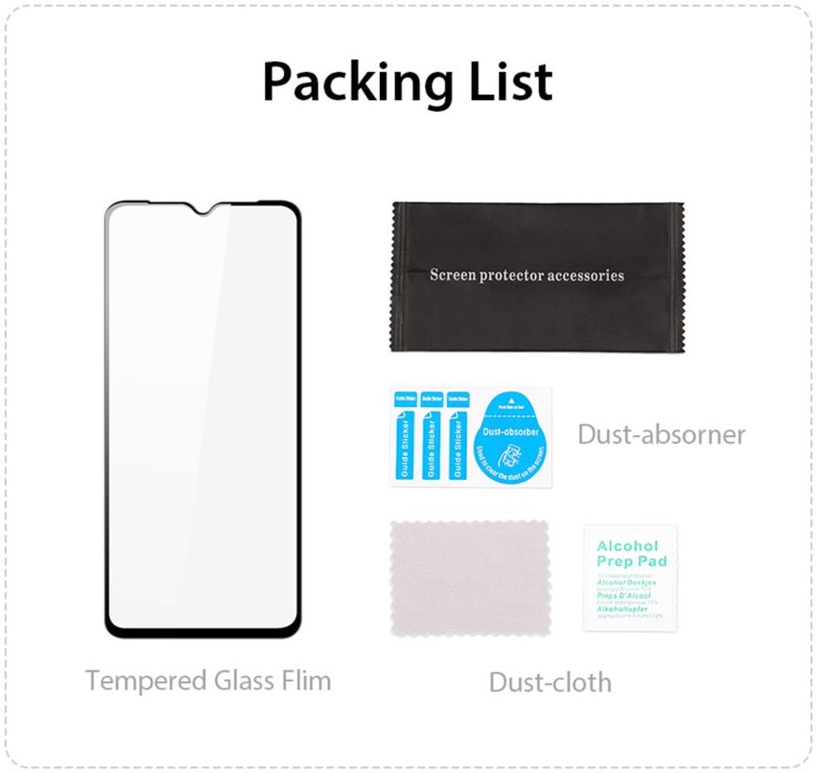 Dux Ducis Samsung Galaxy A34 Screen Protector 9H Tempered Glass afbeelding 7