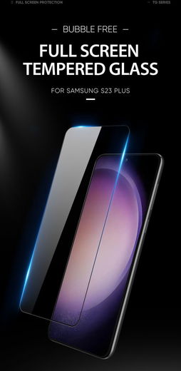 Dux Ducis Samsung Galaxy S23 Plus Screen Protector 9H Tempered Glass afbeelding 6