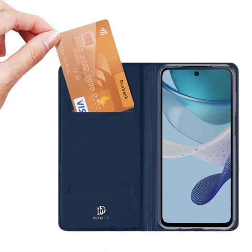 Dux Ducis Skin Pro Motorola Moto G53 Hoesje Portemonnee Blauw afbeelding 2