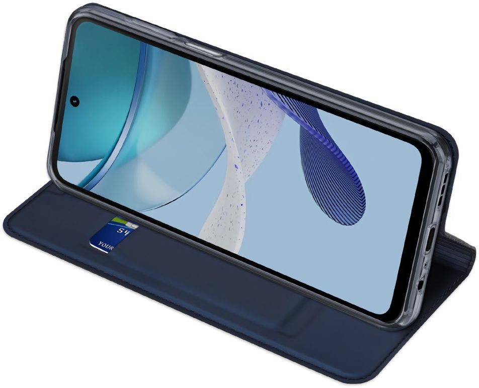 Dux Ducis Skin Pro Motorola Moto G53 Hoesje Portemonnee Blauw afbeelding 6