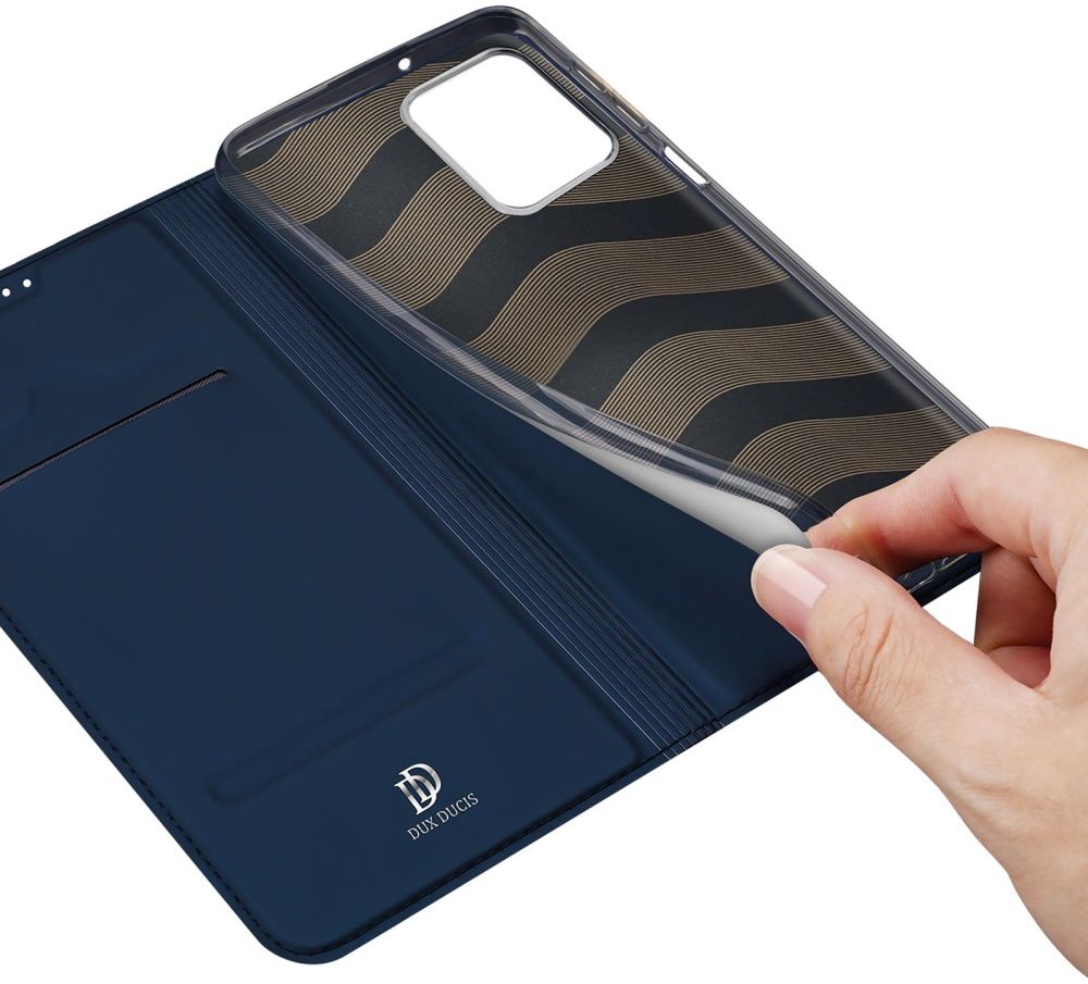 Dux Ducis Skin Pro Motorola Moto G53 Hoesje Portemonnee Blauw afbeelding 5