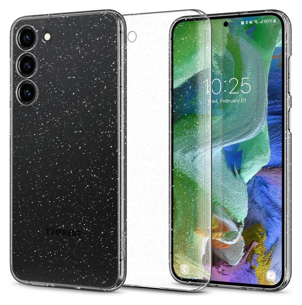 Spigen Air Skin Samsung Galaxy S23 Plus Hoesje Back Cover Glitter afbeelding 1