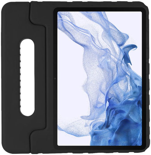 Samsung Galaxy Tab S8 / S7 Kinder Tablethoes met Handvat Zwart afbeelding 1