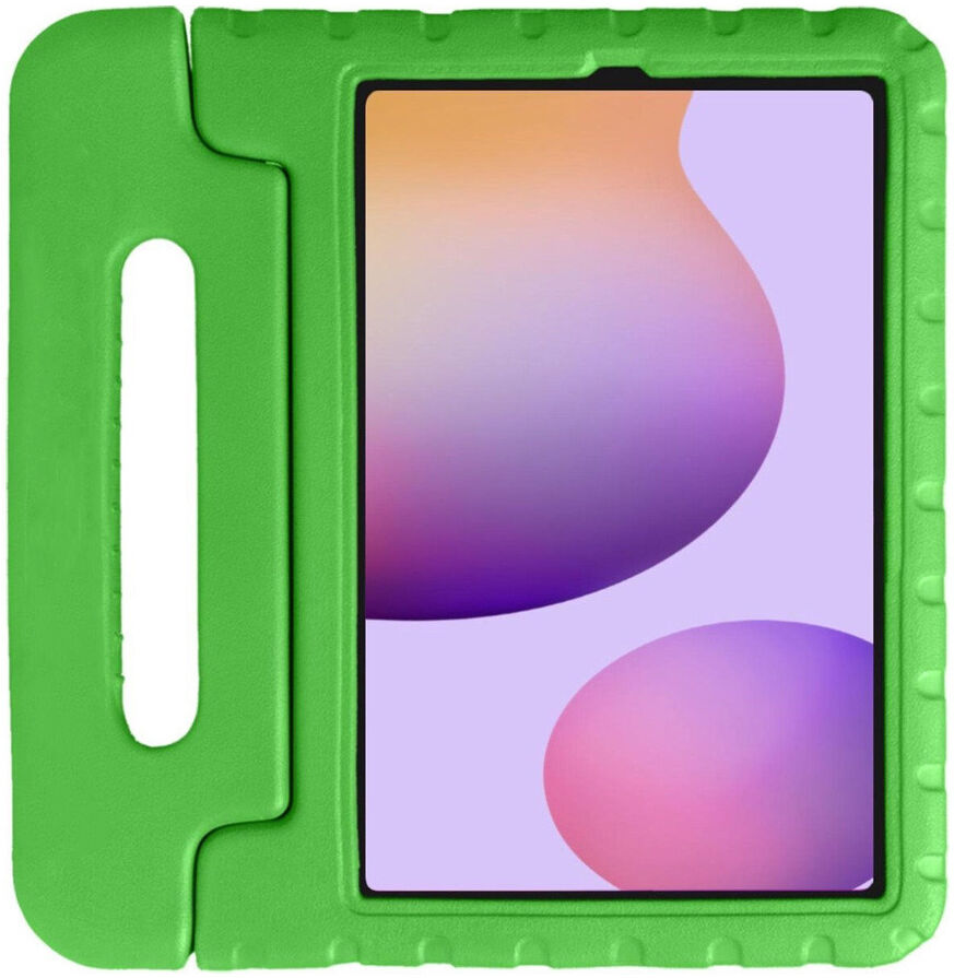 Samsung Galaxy Tab S6 Kinder Tablethoes met Handvat Groen afbeelding 1