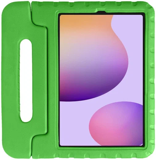 Samsung Galaxy Tab S6 Kinder Tablethoes met Handvat Groen afbeelding 1