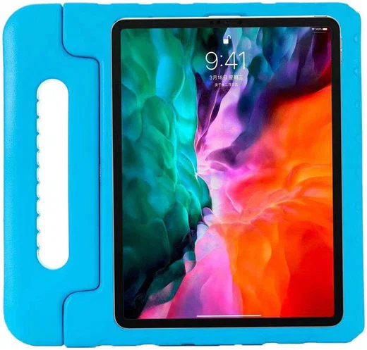 Apple iPad Pro 11 Kinder Tablethoes met Handvat Blauw afbeelding 1