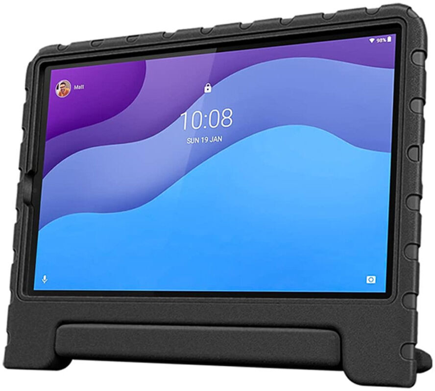 Lenovo Tab M10 (HD) Gen 1 Kinder Tablethoes met Handvat Zwart afbeelding 1