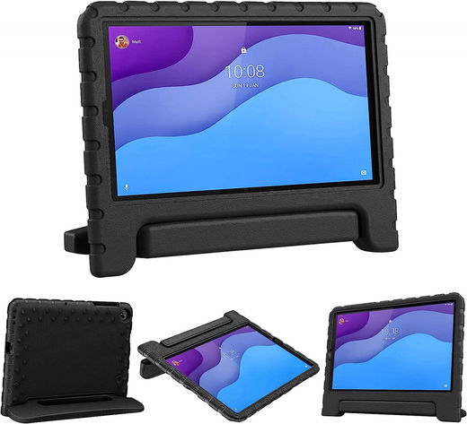 Lenovo Tab M10 HD Gen 2 Kinder Tablethoes met Handvat Zwart afbeelding 2