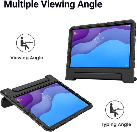 Lenovo Tab M10 HD Gen 2 Kinder Tablethoes met Handvat Zwart afbeelding 5