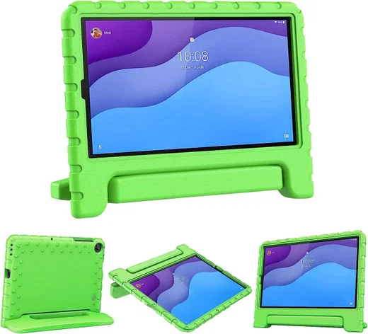 Lenovo Tab M10 HD Gen 2 Kinder Tablethoes met Handvat Groen afbeelding 2