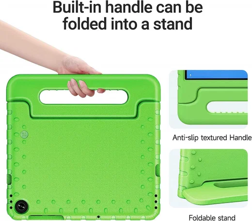 Lenovo Tab M10 HD Gen 2 Kinder Tablethoes met Handvat Groen afbeelding 6