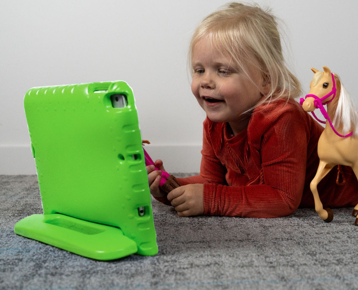 Lenovo Tab M10 HD Gen 2 Kinder Tablethoes met Handvat Groen afbeelding 7