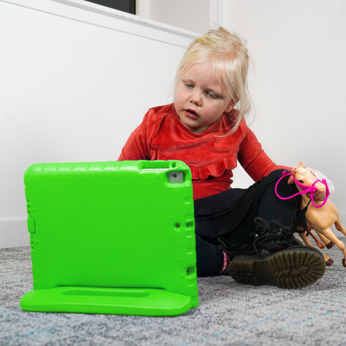 Lenovo Tab M10 HD Gen 2 Kinder Tablethoes met Handvat Groen afbeelding 8