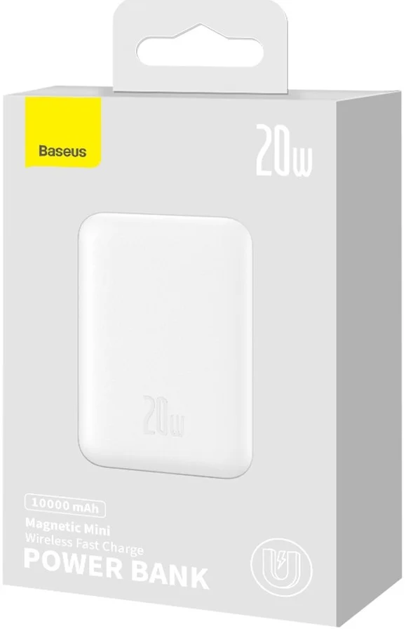 Baseus Megattach 10.000 mAh Powerbank Compact Met MagSafe Wit 20W afbeelding 11