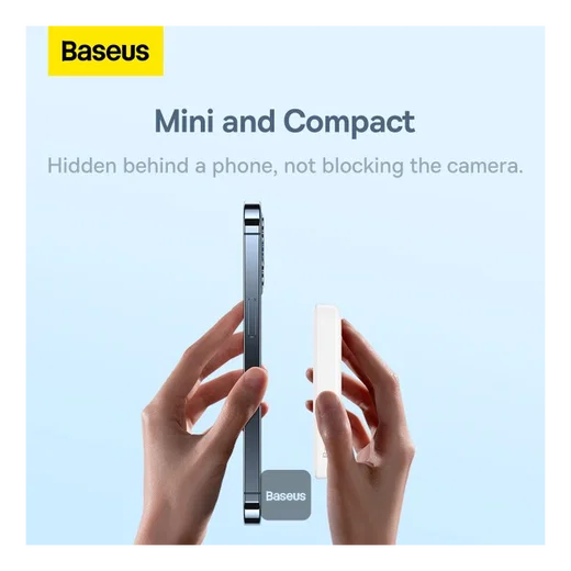 Baseus Megattach 10.000 mAh Powerbank Compact Met MagSafe Wit 20W afbeelding 4