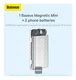 Baseus Megattach 10.000 mAh Powerbank Compact Met MagSafe Wit 20W afbeelding 5