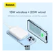 Baseus Megattach 10.000 mAh Powerbank Compact Met MagSafe Wit 20W afbeelding 8