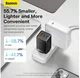 Baseus GaN5 Pro Snellader 65W PD 3.0 + 100W USB-C Kabel 1M Wit afbeelding 5