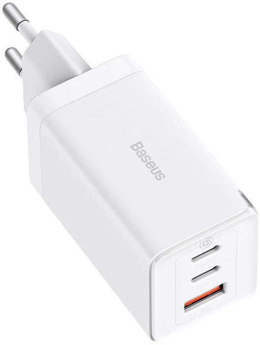 Baseus GaN5 Pro Snellader 65W PD 3.0 + 100W USB-C Kabel 1M Wit afbeelding 8