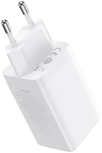Baseus GaN5 Pro Snellader 65W PD 3.0 + 100W USB-C Kabel 1M Wit afbeelding 9
