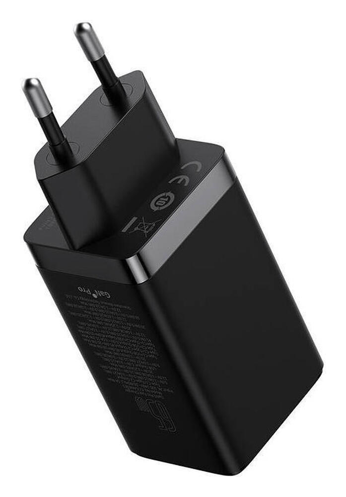 Baseus GaN5 Pro Snellader 65W PD 3.0 + 100W USB-C Kabel 1M Zwart afbeelding 8