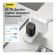 Baseus GaN5 Pro Snellader 65W PD 3.0 + 100W USB-C Kabel 1M Zwart afbeelding 5