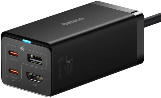 Baseus 67W Laptop Lader USB-C met HDMI Ingang 4K@30Hz afbeelding 1