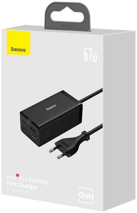 Baseus 67W Laptop Lader USB-C met HDMI Ingang 4K@30Hz afbeelding 11
