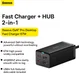 Baseus 67W Laptop Lader USB-C met HDMI Ingang 4K@30Hz afbeelding 3