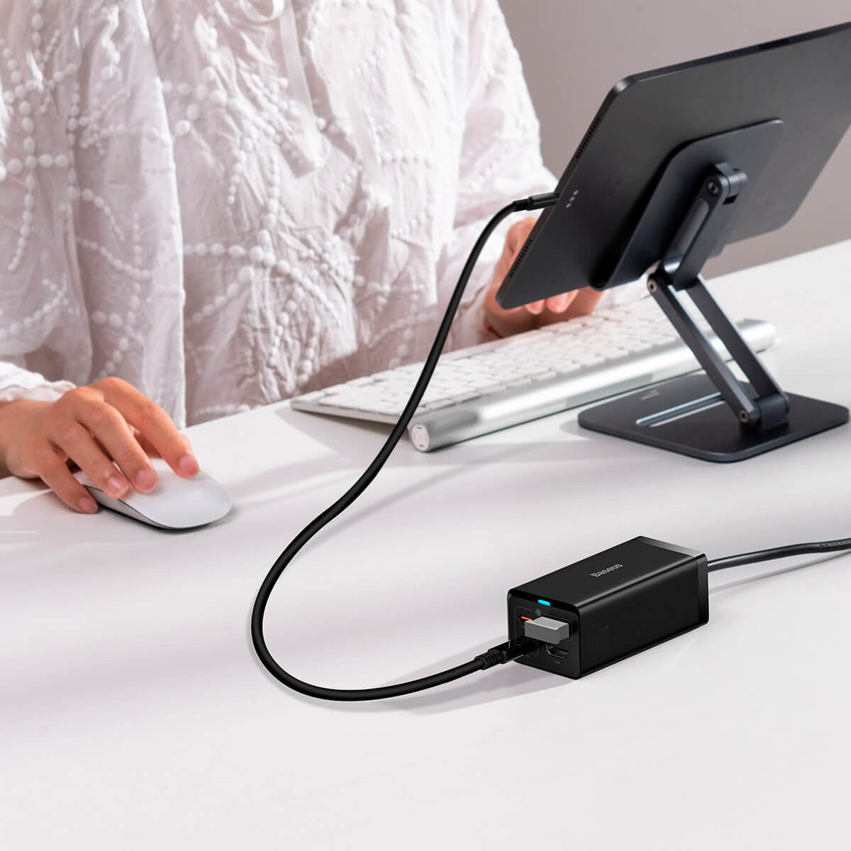 Baseus 67W Laptop Lader USB-C met HDMI Ingang 4K@30Hz afbeelding 9