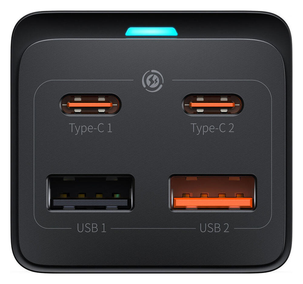 Baseus GaN3 Pro 65W Snellader Laptop/MacBook met Stopcontact Zwart afbeelding 2