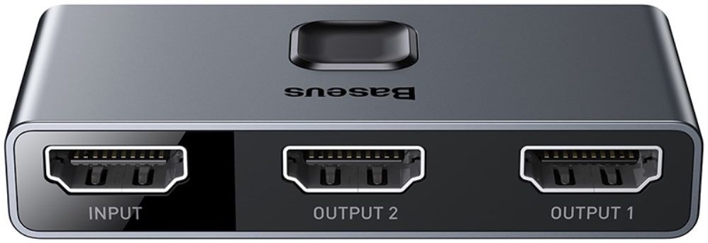 Baseus Matrix HDMI Splitter - HDMI Divider voor TV/Monitor Grijs afbeelding 1