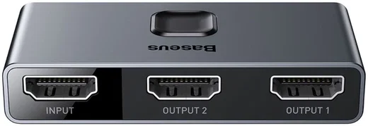 Baseus Matrix HDMI Splitter - HDMI Divider voor TV/Monitor Grijs afbeelding 1