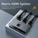 Baseus Matrix HDMI Splitter - HDMI Divider voor TV/Monitor Grijs afbeelding 3