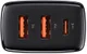Baseus Compacte Trio Snellader 30W USB/USB-C Adapter Fast Charge Zwart afbeelding 2