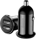 Baseus Compacte Dubbele USB Poort Autolader 4.8A Zwart afbeelding 1