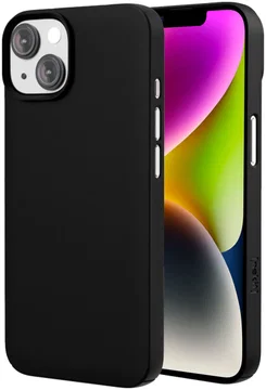 NEKIT Apple iPhone 14 Hoesje met MagSafe Back Cover Dun Zwart