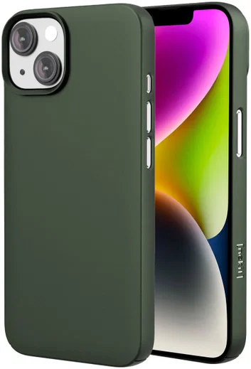 NEKIT Apple iPhone 14 Hoesje met MagSafe Back Cover Dun Groen afbeelding 1