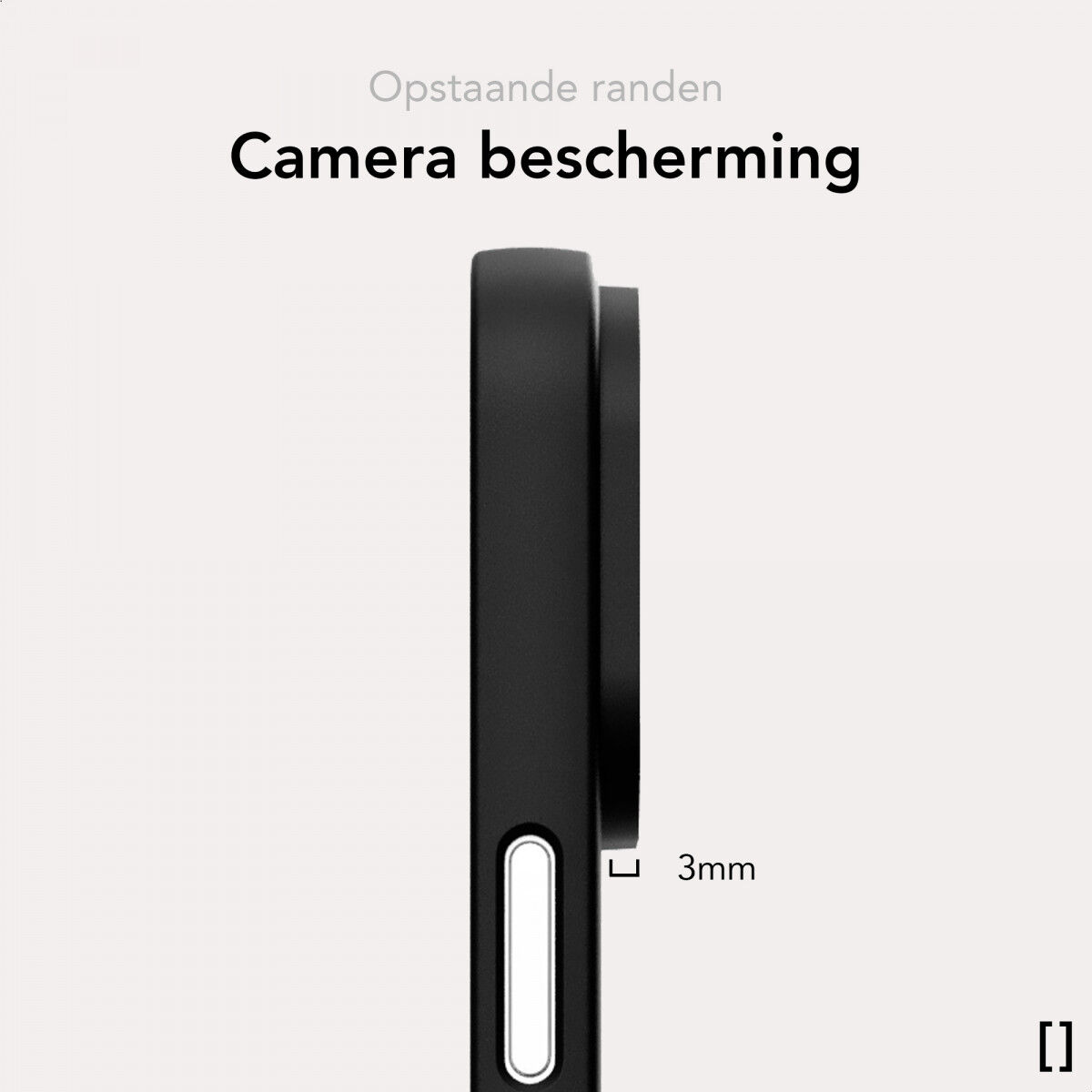 NEKIT Apple iPhone 14 Pro Hoesje met MagSafe Back Cover Dun Zwart afbeelding 7