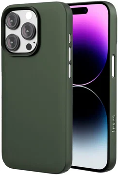NEKIT Apple iPhone 14 Pro Hoesje met MagSafe Back Cover Dun Groen