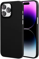 NEKIT Apple iPhone 14 Pro Max Hoesje met MagSafe Back Cover Dun Zwart afbeelding