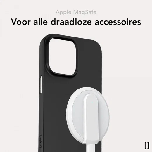 NEKIT Apple iPhone 14 Pro Max Hoesje met MagSafe Back Cover Dun Zwart afbeelding 6