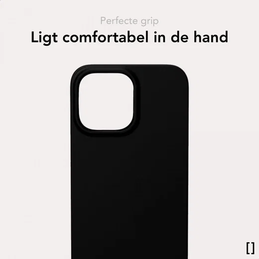 NEKIT Apple iPhone 14 Pro Max Hoesje met MagSafe Back Cover Dun Zwart afbeelding 8