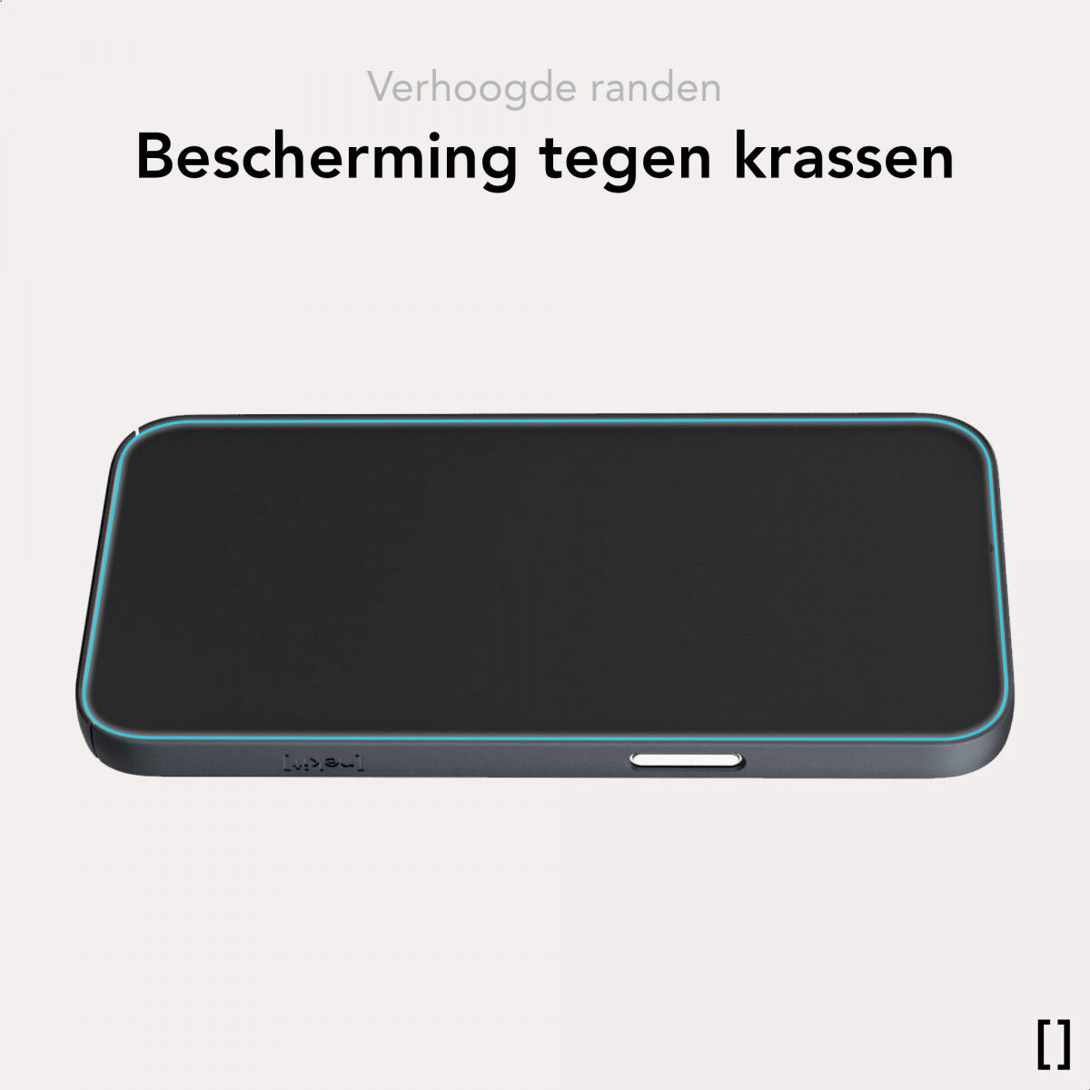NEKIT Apple iPhone 13 Hoesje met MagSafe Back Cover Dun Blauw afbeelding 9