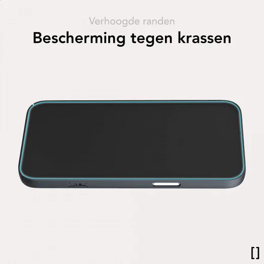 NEKIT Apple iPhone 13 Hoesje met MagSafe Back Cover Dun Blauw afbeelding 9